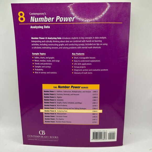 Contemporarys Number Power 8: Analyzing Data By Ellen C. Frechette - Picture 2 of 4